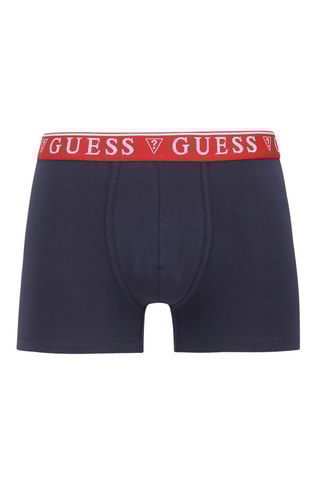 3 boxers - Gris clair chiné et bleu marine