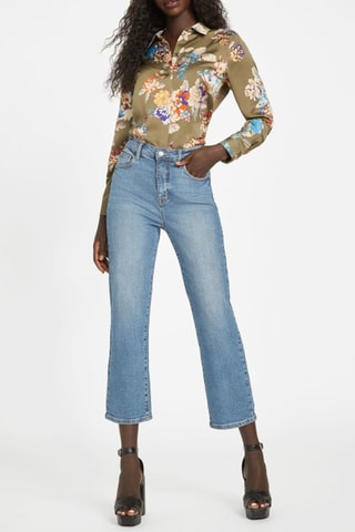 Chemisier slim - Kaki