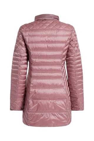 Doudoune longue Vieux rose