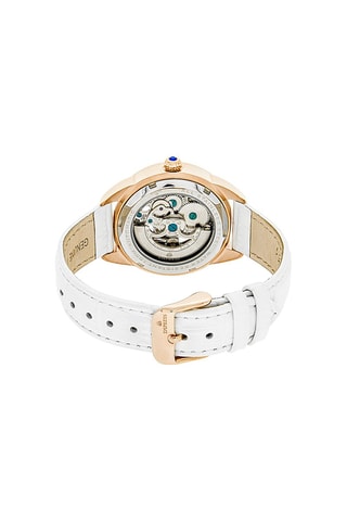 Automatisch Horloge van leer Godiva Wit en Roségoudkleurig