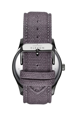 Reloj de cuarzo de piel Crosswind Violeta y blanco
