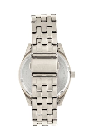 Reloj de cuarzo de aleación Gann Elevon Plateado y beige