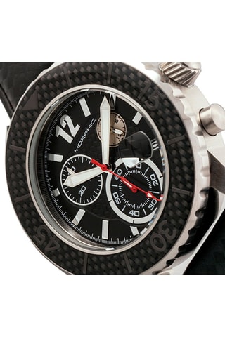 Reloj de cuarzo de piel M51 Series - Negro