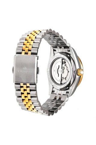 Automatisch Stalen Horloge Constance Zilverkleurig en Goudkleurig - Empress
