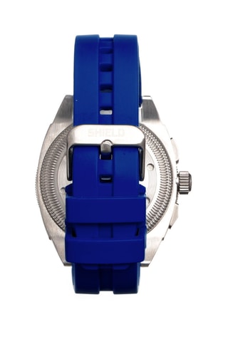 Reloj de cuarzo de caucho Sonar - Azul oscuro y negro
