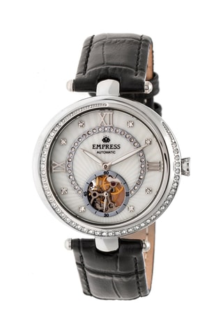 Automatisch Leren Horloge Stella Empress Zwart en Zilverkleurig