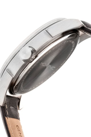 Reloj de cuarzo de piel M63 - Gris