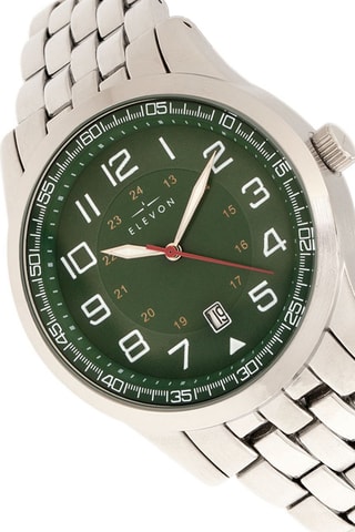 Legering Quartz Horloge Garrison Zilverkleurig en Kaki