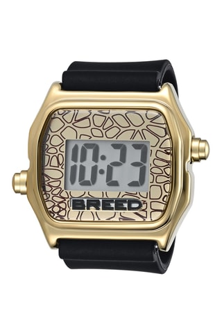 Anillo reloj digital de silicona - Negro