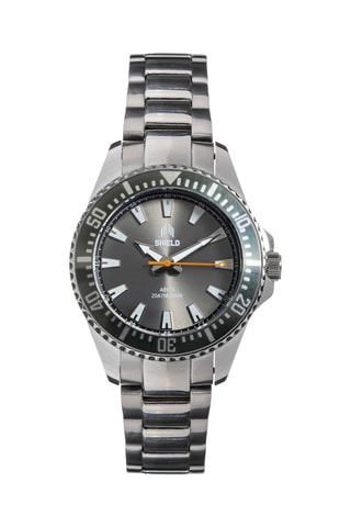 Stalen Quartz Horloge Abyss - Zilverkleurig 