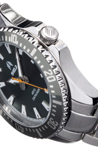 Stalen Quartz Horloge Abyss - Zilverkleurig 