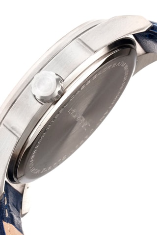 Reloj de cuarzo de piel M63 - Azul