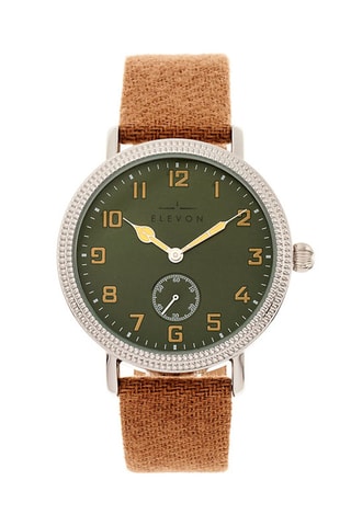 Reloj de cuarzo de piel Northop - Camel