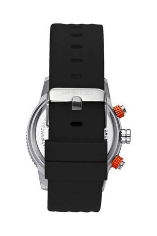 Reloj de cuarzo de silicona Double Agent - Cronógrafo - Negro