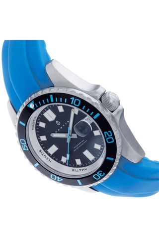 Reloj de cuarzo de caucho Interceptor - Azul - Nautis