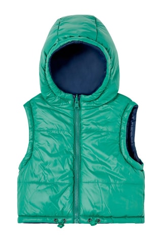 Dubbelzijdige Bodywarmer - Groen en Marineblauw