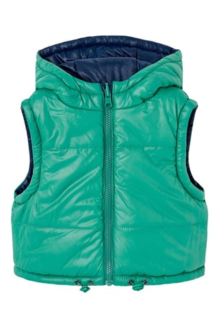 Dubbelzijdige Bodywarmer - Groen en Marineblauw