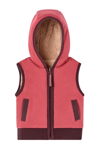 Dubbelzijdig Mouwloos Vest - Roze