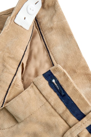 Velours Broek - Beige