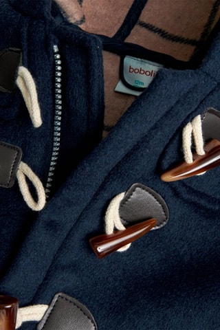 Dufflecoat met Capuchon - Marineblauw