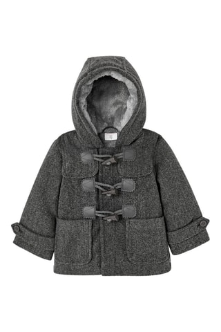 Dufflecoat met Capuchon - Grijs