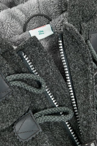 Dufflecoat met Capuchon - Grijs