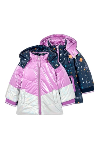 Dubbelzijdige Lange Bodywarmer - Roze