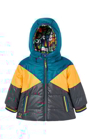 Dubbelzijdige Gewatteerde Jas - Blauw