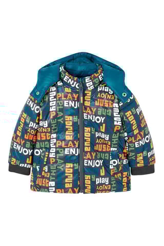 Dubbelzijdige Gewatteerde Jas - Blauw