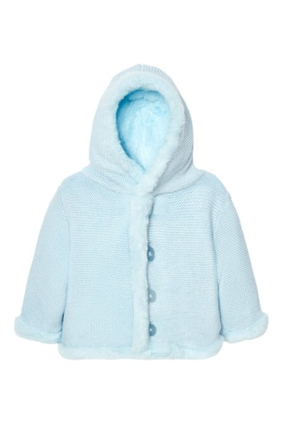 Jasje met Dubbelzijdige Capuchon - Lichtblauw