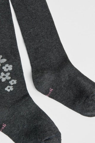 Panty - Gemêleerd Donkergrijs