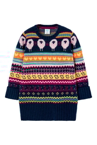 Trui-jurk - Marineblauw