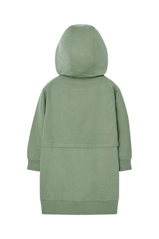 Sweaterjurk met Capuchon - Groen