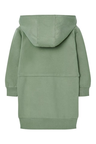 Sweaterjurk met Capuchon - Groen