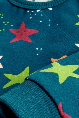 Sweaterjurk - Pauwblauw