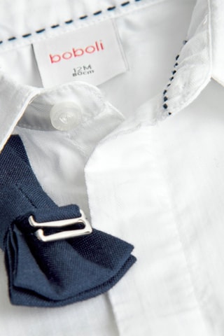 Overhemd en Vlinderstrikje - Wit