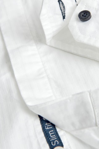 Overhemd en Vlinderstrikje - Wit