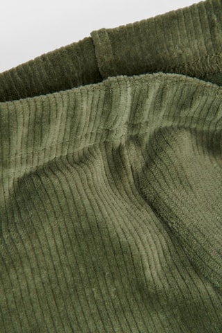 Legging en velours - Kaki