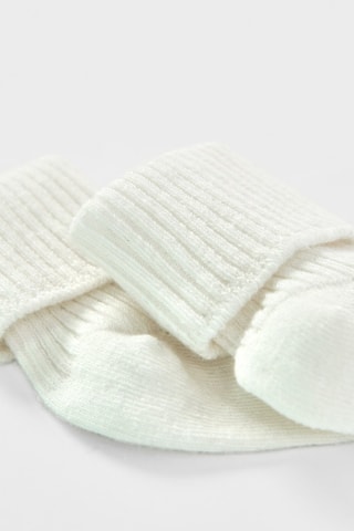 2 Paar Sokken - Wit en Lichtblauw