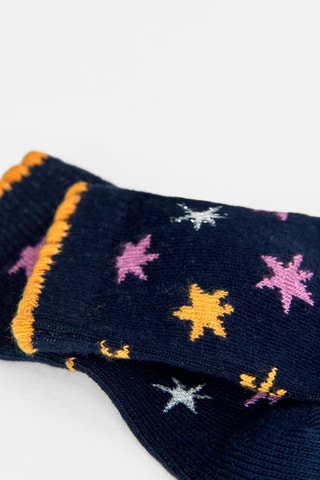 3 Paar Sokken - Geel en Paars