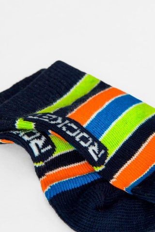 3 Paar Sokken - Blauw en Grijs