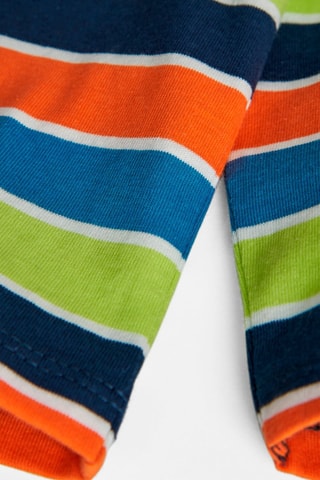 T-shirt - Blauw en Oranje