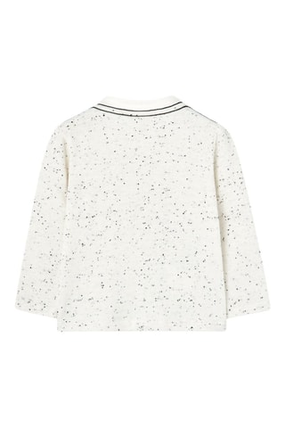 T-shirt - Gemêleerd Gebroken Wit