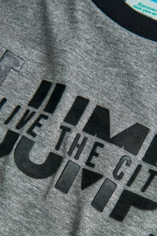 T-shirt - Gemêleerd Lichtgrijs