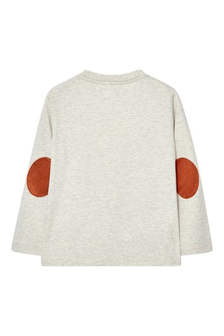 T-shirt - Gemêleerd Lichtgrijs