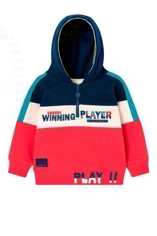 Sweater met Capuchon - Rood