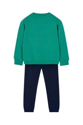 Sweater en Joggingbroek - Groen en Marineblauw