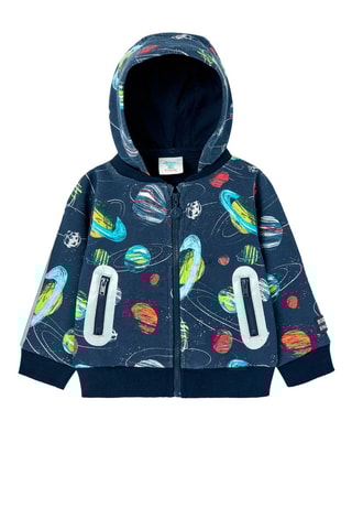 Sweater met Capuchon - Marineblauw