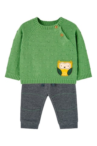 Trui en Joggingbroek - Groen en Donkergrijs