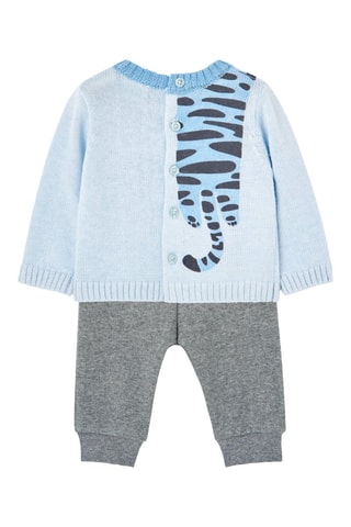 Trui en Broek - Lichtblauw en Grijs